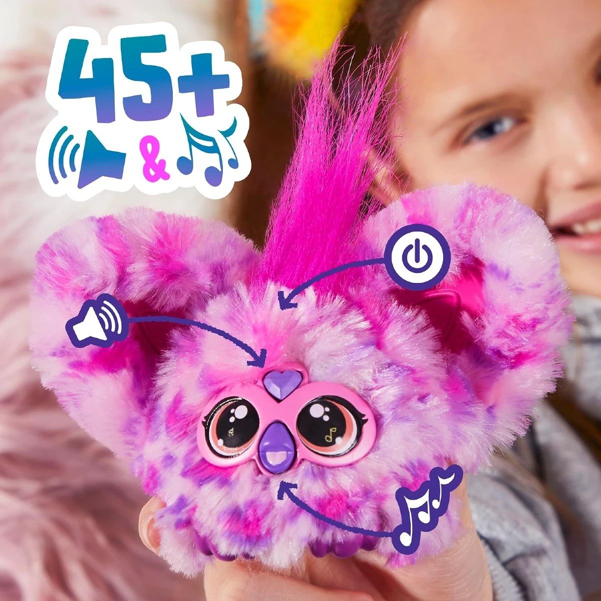 Furby Furblets İnteraktif Sesli Peluş Hip-Bop - Roket Oyuncak