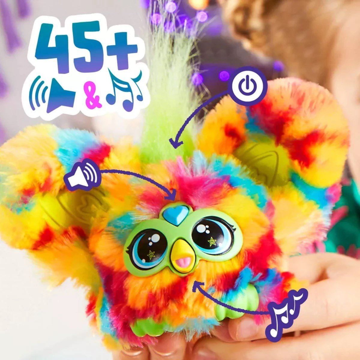 Furby Furblets İnteraktif Sesli Peluş Pix-Elle - Roket Oyuncak
