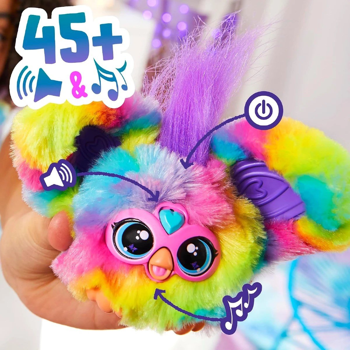 Furby Furblets İnteraktif Sesli Peluş Ray-Vee - Roket Oyuncak