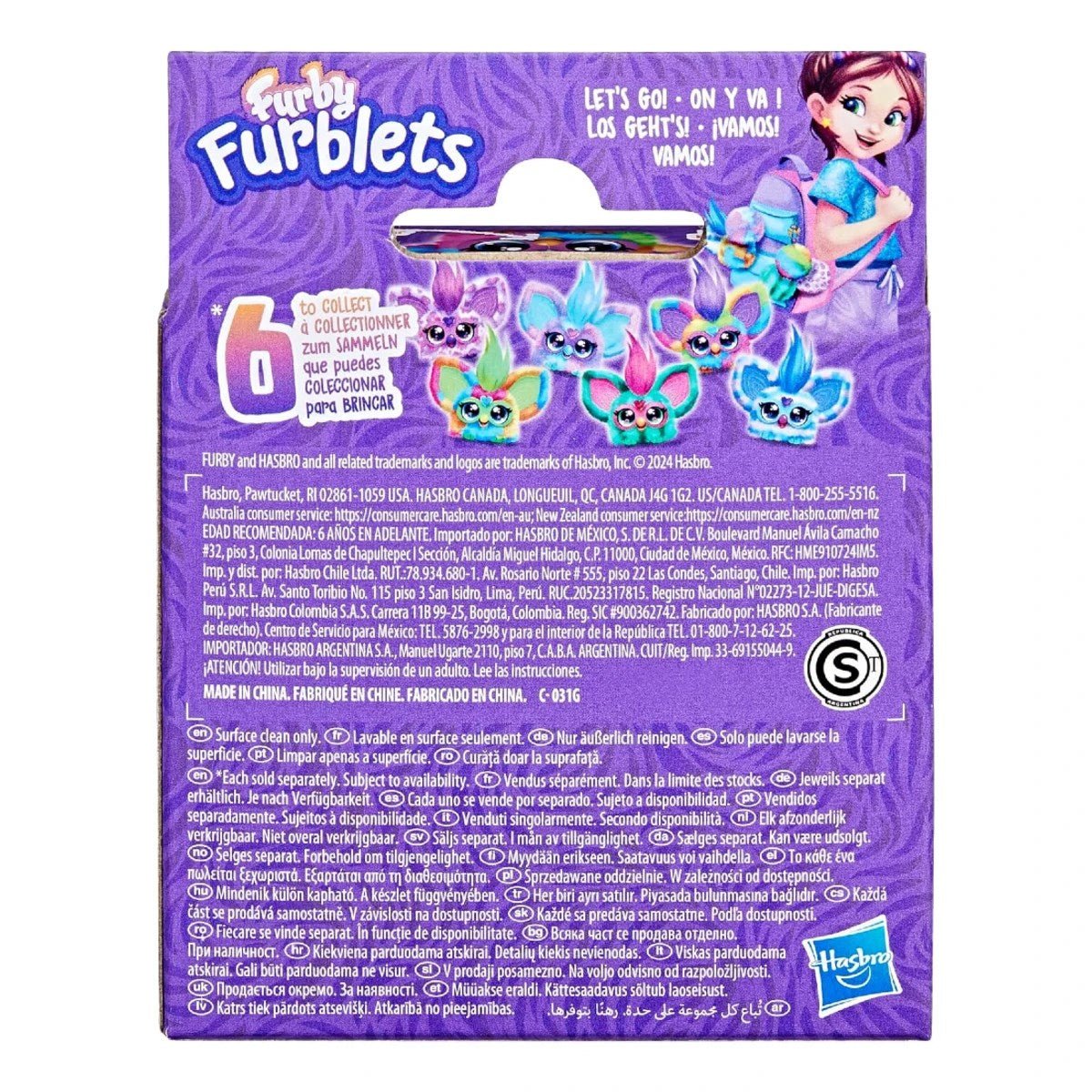 Furby Furblets İnteraktif Sesli Peluş Ray-Vee - Roket Oyuncak