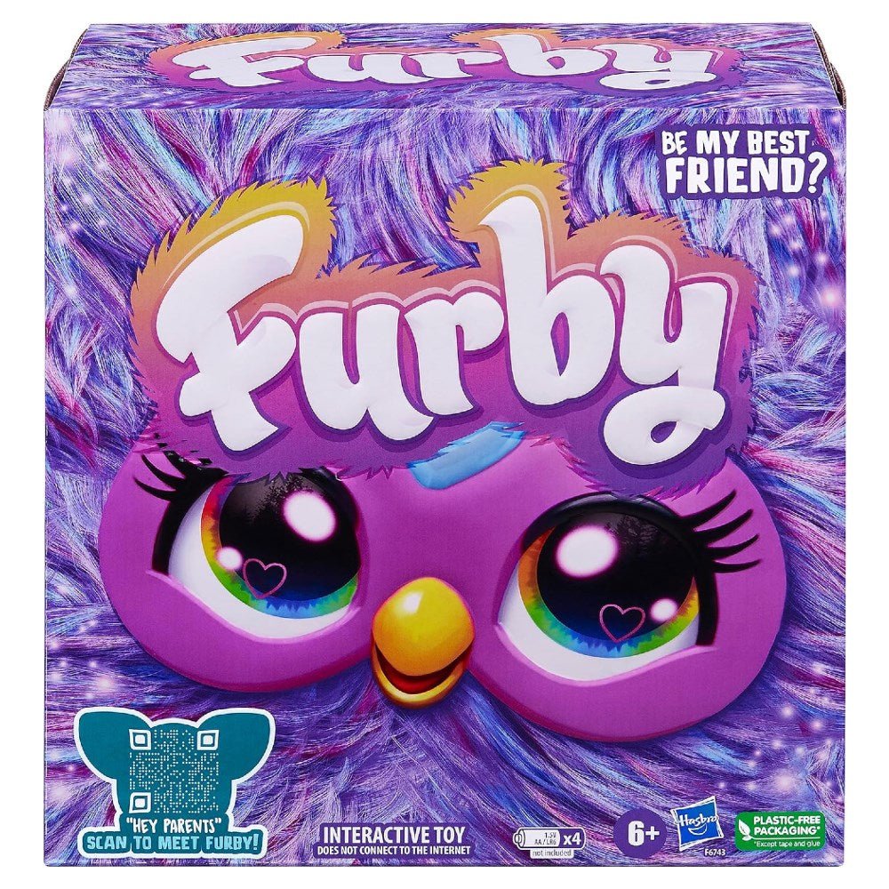 Furby Mor Sesli ve Işıklı İnterakti̇f Peluş Türkçe Versiyon F6743 - Roket Oyuncak