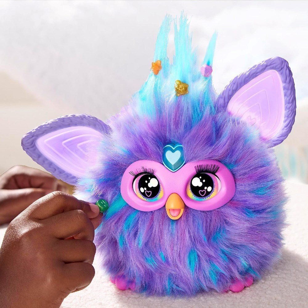 Furby Mor Sesli ve Işıklı İnterakti̇f Peluş Türkçe Versiyon F6743 - Roket Oyuncak