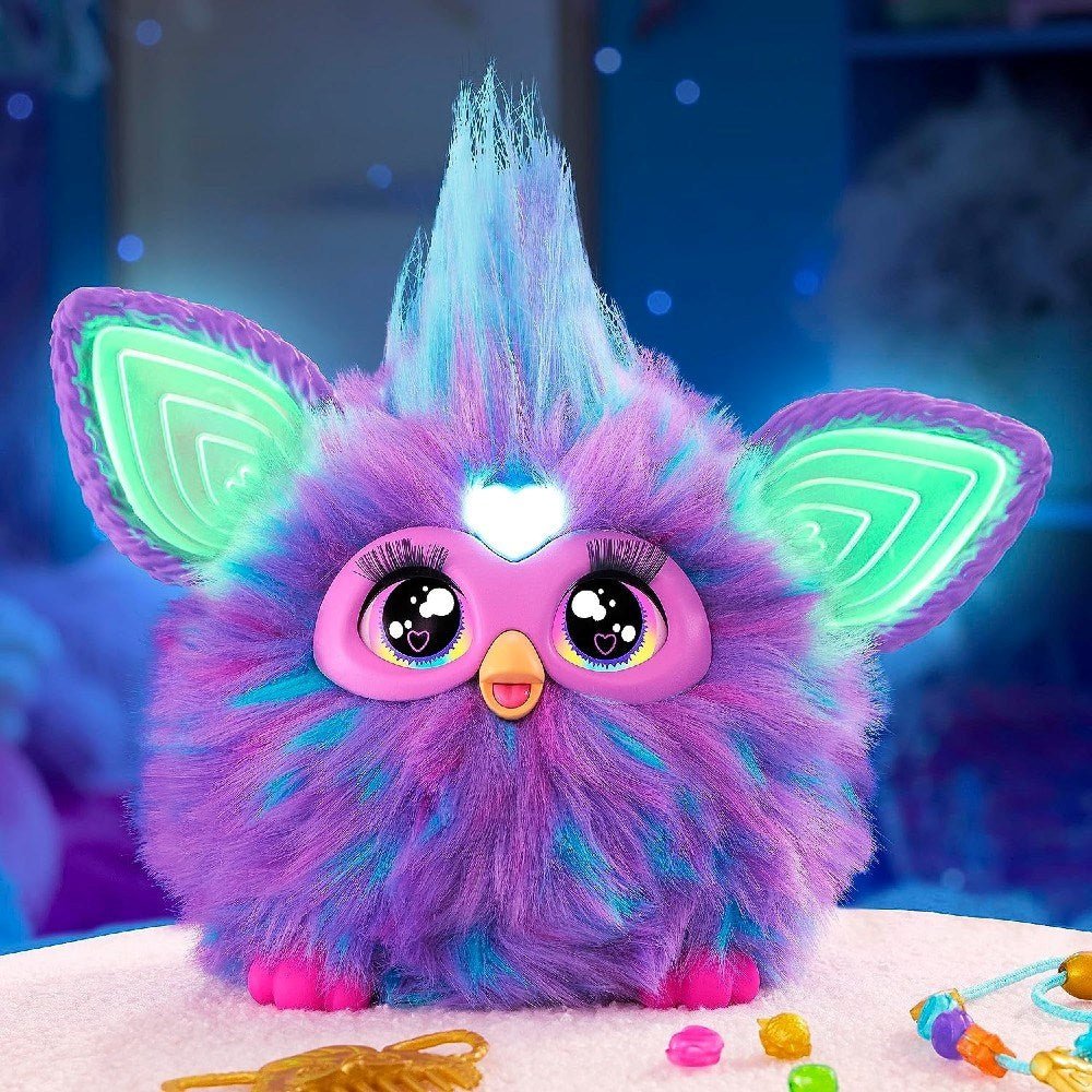 Furby Mor Sesli ve Işıklı İnterakti̇f Peluş Türkçe Versiyon F6743 - Roket Oyuncak