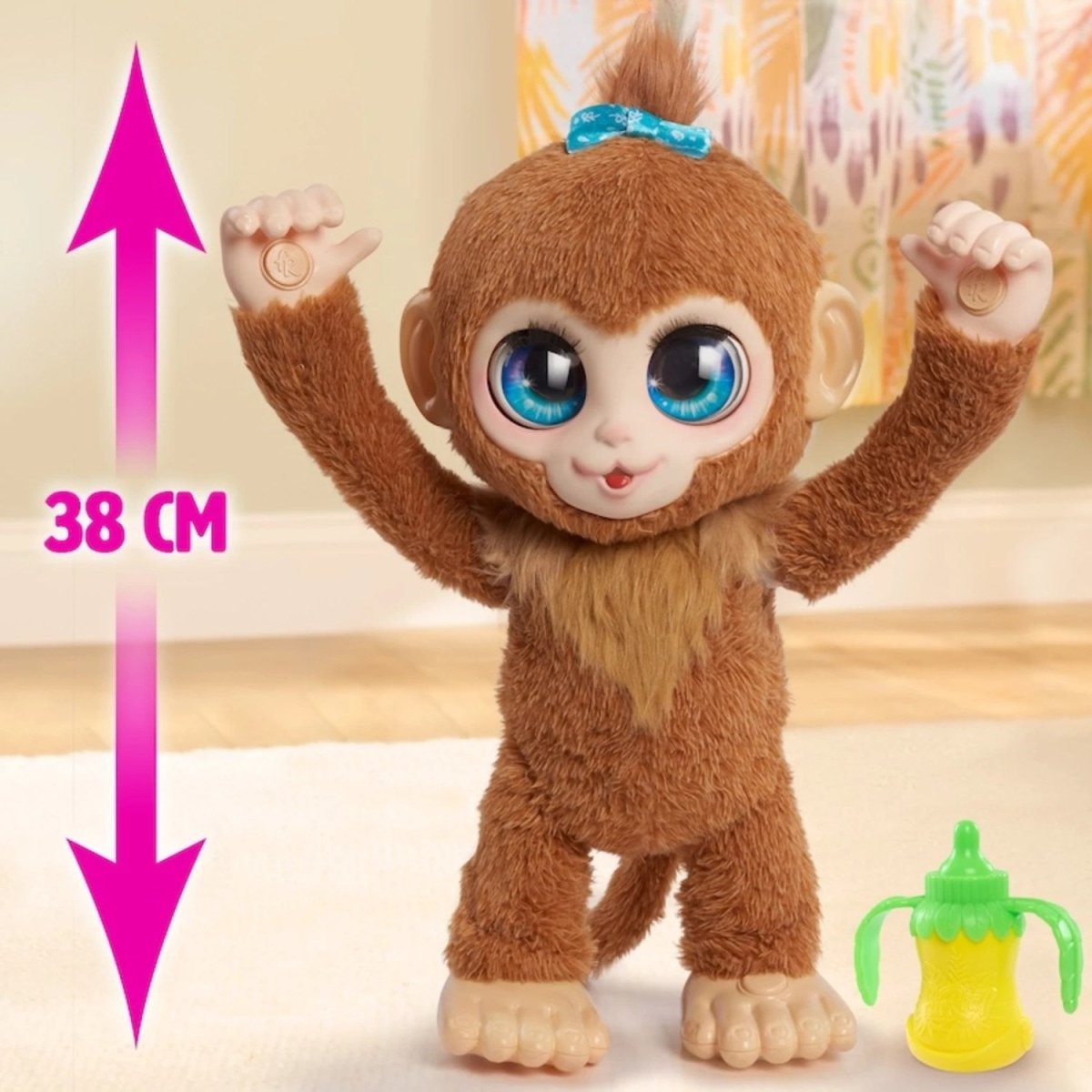 FurReal Yavru Maymun Fıstık 40 Cm İnteraktif Peluş FUR06000 - Roket Oyuncak