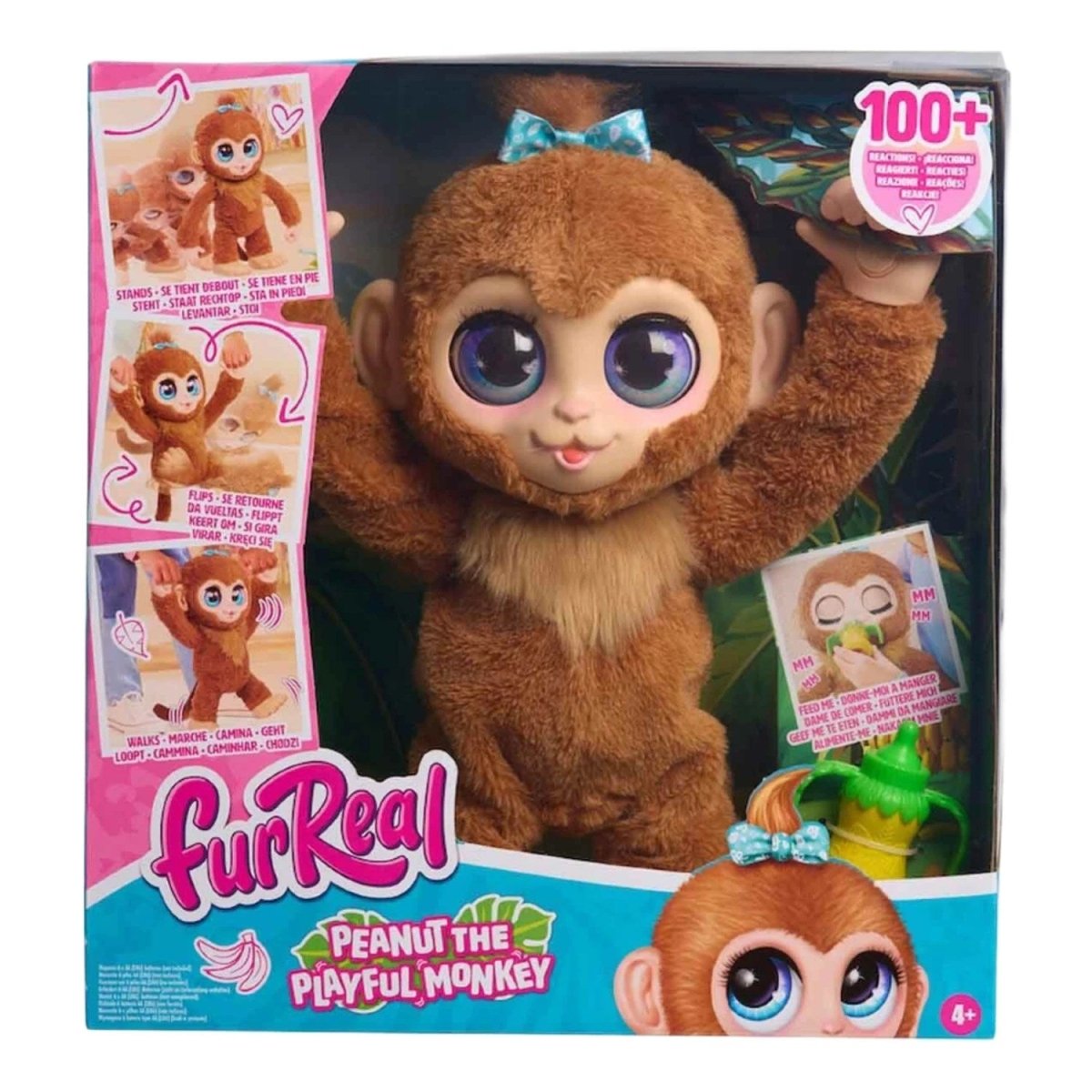 FurReal Yavru Maymun Fıstık 40 Cm İnteraktif Peluş FUR06000 - Roket Oyuncak