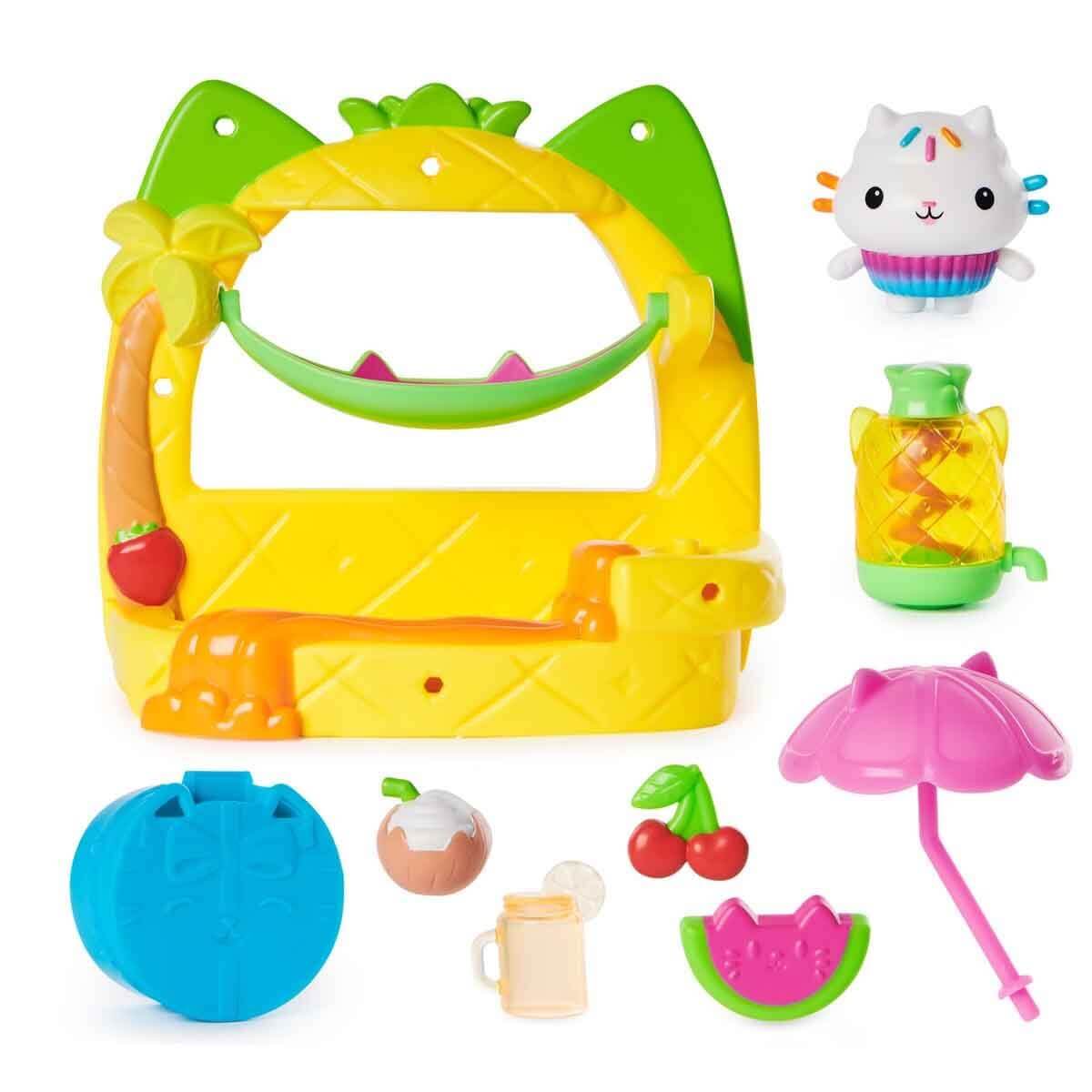 Gabby's Dollhouse Balkon Oyun Seti Cakey'S Fruit Smoothie - Roket Oyuncak