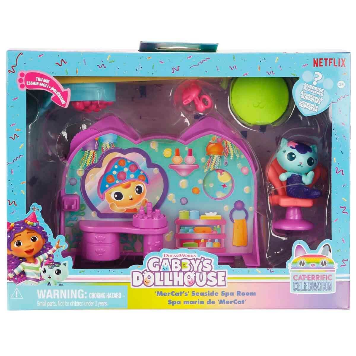 Gabby's Dollhouse Deluxe Oda Oyun Seti Mercat's Seaside - Roket Oyuncak