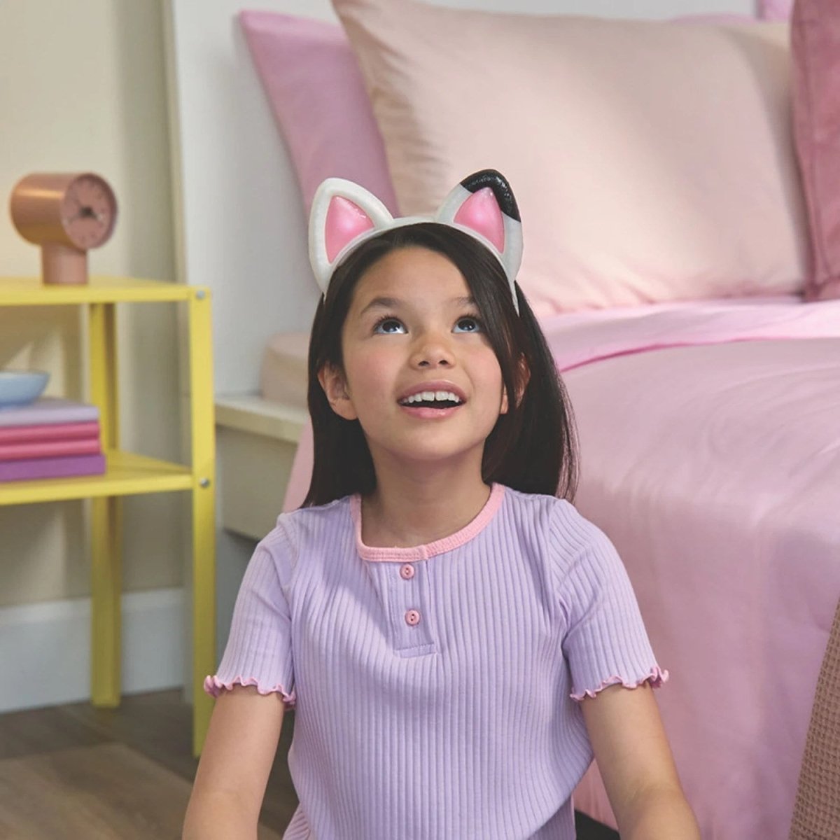 Gabby's Dollhouse Meow - mazing İnteraktif Kedi Kulaklı Taç 20’den Fazla Ses Efektli, 3 Farklı Oyun Modlu ve Işıklı Role - Play Kulaklığı - Roket Oyuncak