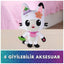 Gabby's Dollhouse Meow - mazing Pandy Paws 20’den Fazla Ses Efektli, Meow Tech Uyumlu ve Aksesuarlı İnteraktif Pelüş Kedi - Roket Oyuncak