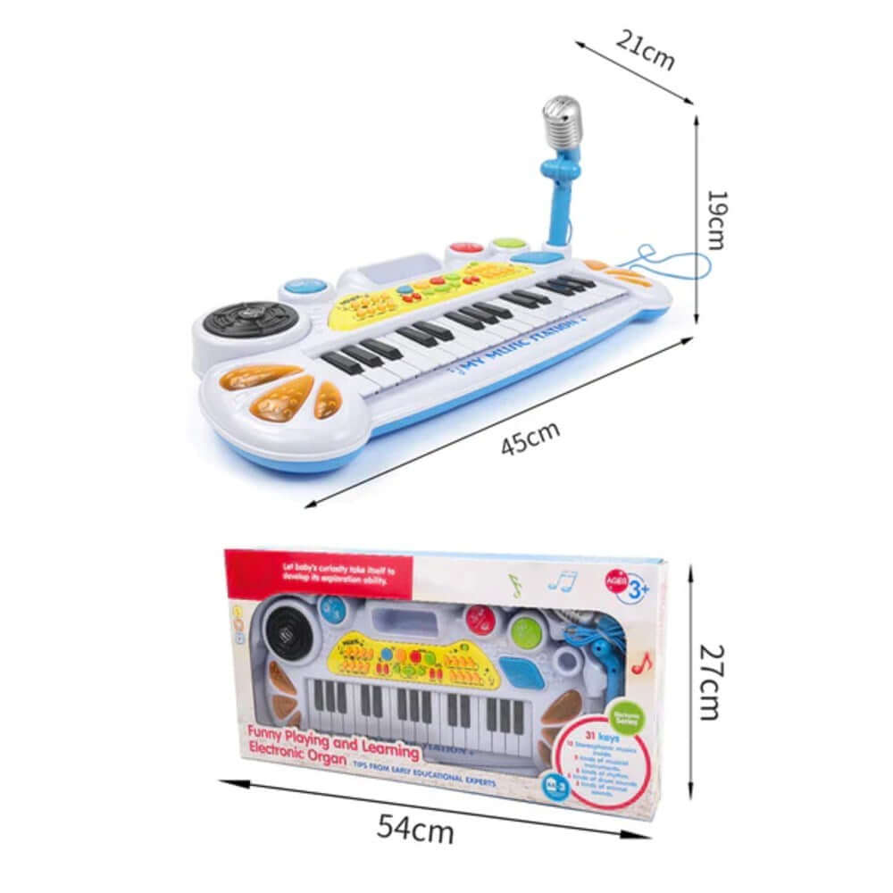 Giocheria Music Mania 31 Tuşlu Mikrofonlu Org Mp3 Uyumlu - Roket Oyuncak