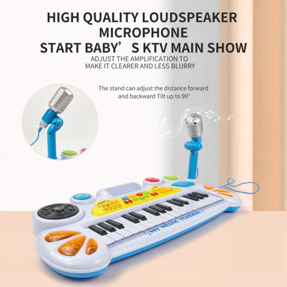 Giocheria Music Mania 31 Tuşlu Mikrofonlu Org Mp3 Uyumlu - Roket Oyuncak