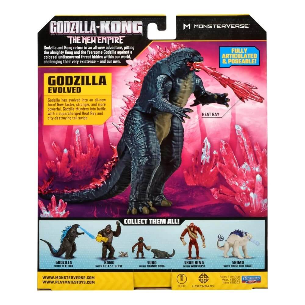 Godzilla x Kong Aksiyon Figürü 15 Cm Godzilla Evolved - Roket Oyuncak