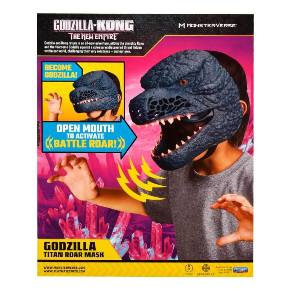 Godzilla x Kong Sesli Maske Godzilla - Roket Oyuncak