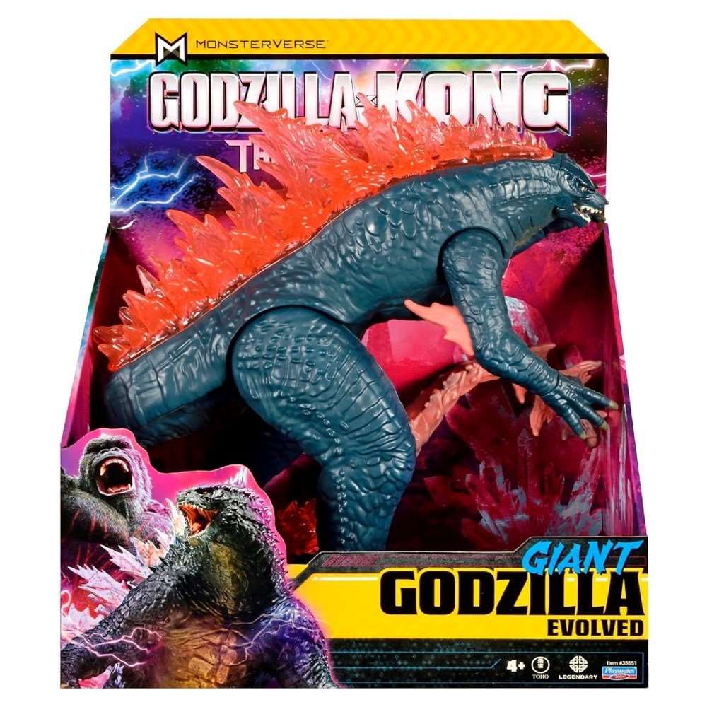 Godzilla x Kong The New Empire Dev Aksiyon Figürü Godzilla Evolved 28 cm Boyunda, Hareketli Eklemli ve Film Detaylı Koleksiyon Serisi - Roket Oyuncak