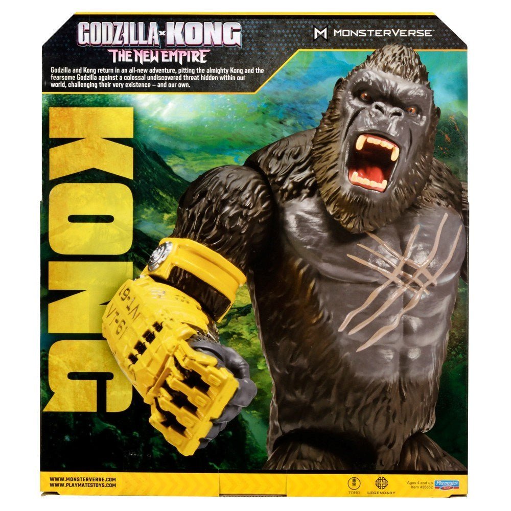 Godzilla x Kong The New Empire Dev Aksiyon Figürü Kong with B.E.A.S.T 28 cm Boyunda, Hareketli Eklemli ve Film Detaylı Koleksiyon Serisi - Roket Oyuncak