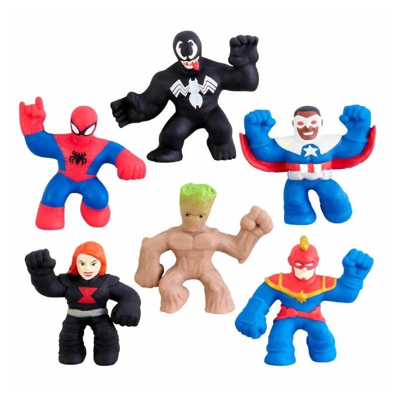 Goojitzu Marvel Mini 6'lı Figür Seti - Roket Oyuncak