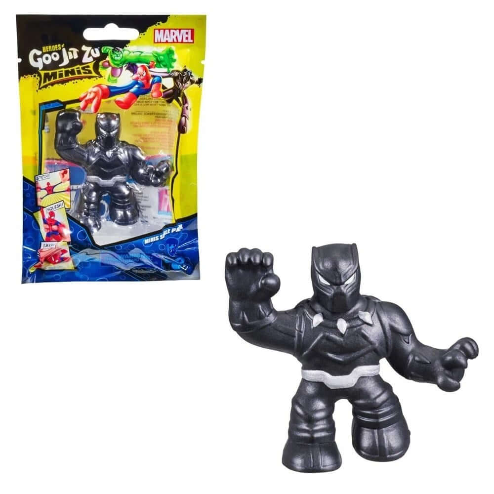 Goojitzu Marvel Minis Tekli Paket S4 Black Panther - Roket Oyuncak