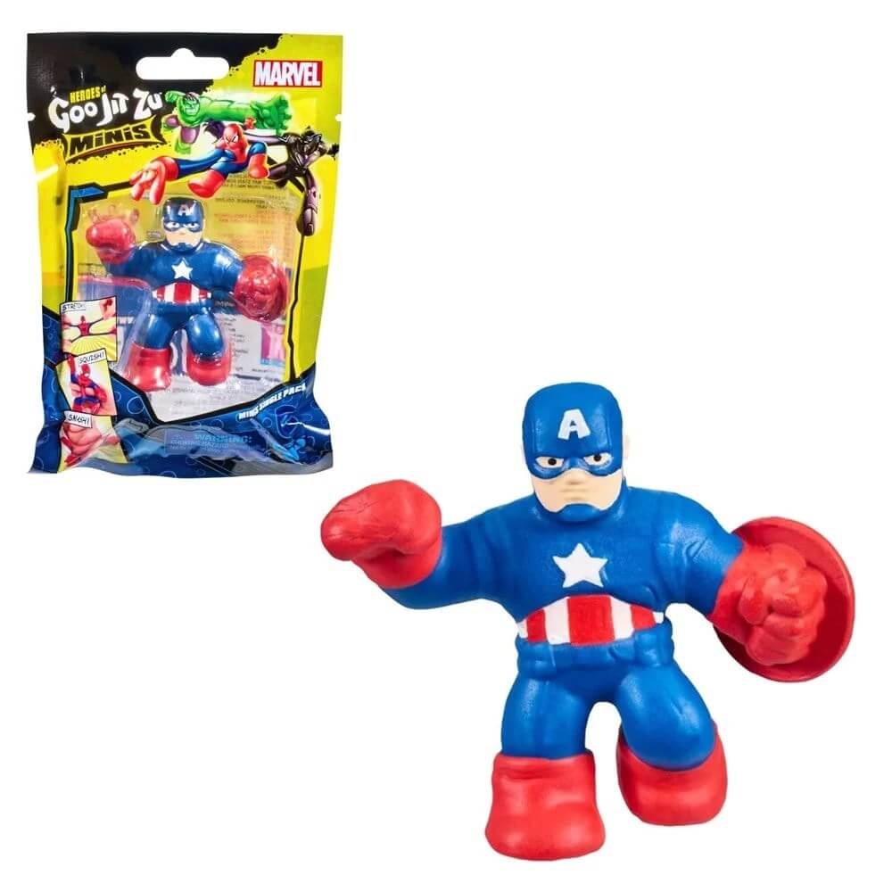 Goojitzu Marvel Minis Tekli Paket S4 Captain America - Roket Oyuncak