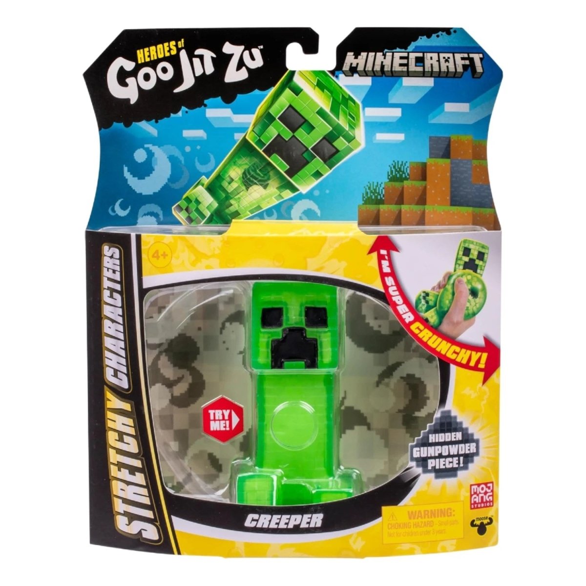 Goojitzu Minecraft Tekli Figür Serisi - Creeper - Roket Oyuncak