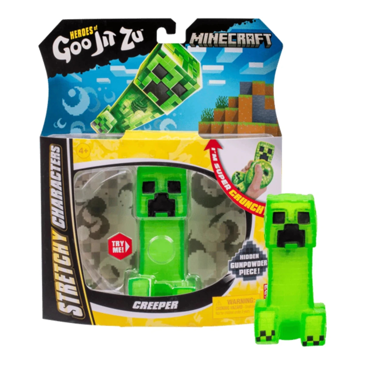 Goojitzu Minecraft Tekli Figür Serisi - Creeper - Roket Oyuncak