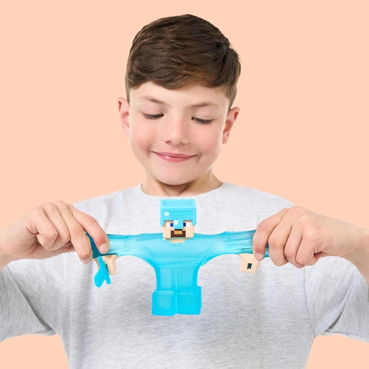 Goojitzu Minecraft Tekli Figür Serisi - Steve - Roket Oyuncak