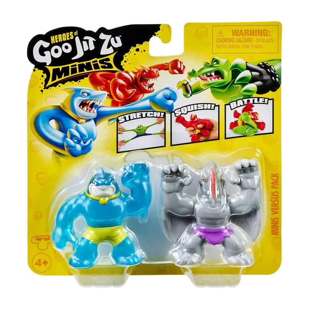 Goojitzu Minis Stretch 2li Figür Seti Thrash Vs Terrack - Roket Oyuncak