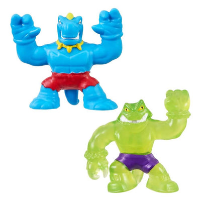 Goojitzu Minis Stretch 2li Figür Seti Tyro Vs Rock Jaw - Roket Oyuncak