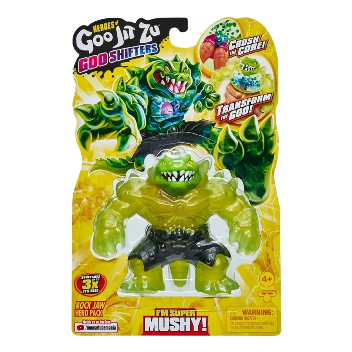 Goojitzu Tekli Figür Gooshifter Renk Değiştiren Rock Jaw - Roket Oyuncak