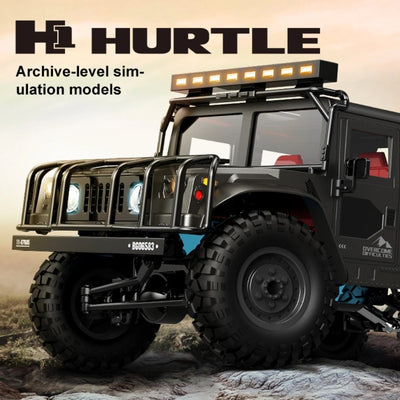 H1 Hurtle 1:12 Metal Şasili Işıklı RC Off - Road Dağ Arabası - Roket Oyuncak