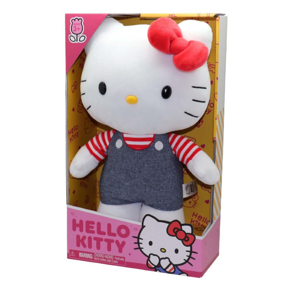 Hello Kitty Pelüş 30 Cm Blue Denim Overall - Roket Oyuncak