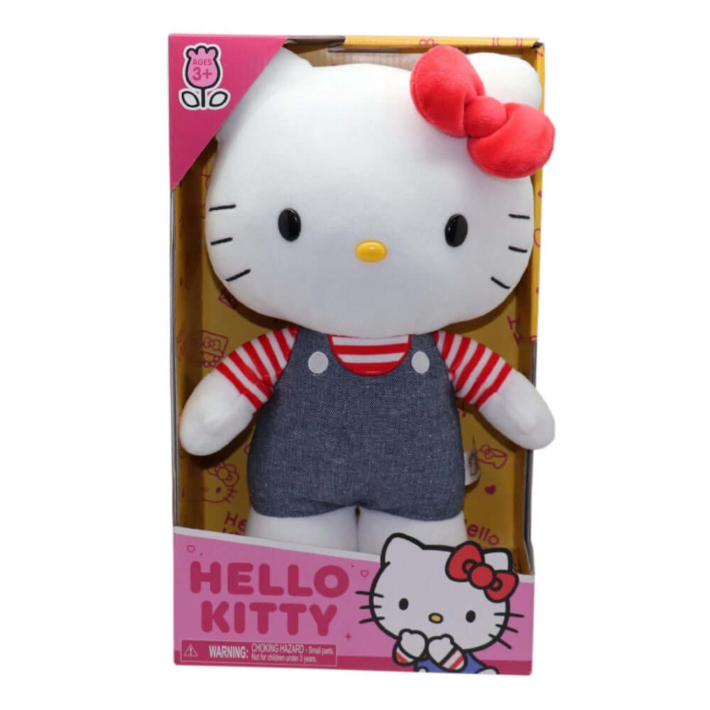 Hello Kitty Pelüş 30 Cm Blue Denim Overall - Roket Oyuncak