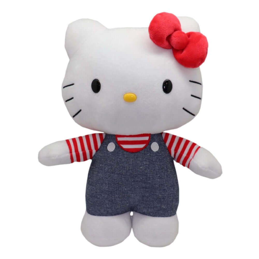 Hello Kitty Pelüş 30 Cm Blue Denim Overall - Roket Oyuncak