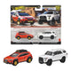 Hot Wheels 1:64 Premium Car Culture 2'li Paket Subaru Crosstrek & 2018 Toyota 4Runner JBK98 - Roket Oyuncak