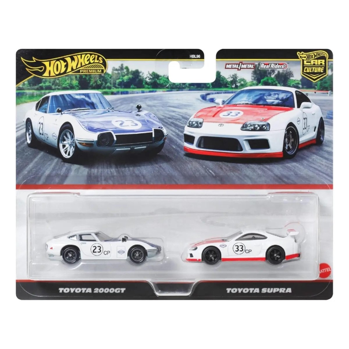 Hot Wheels 1:64 Premium Car Culture 2'li Paket Toyota 2000GT & Toyota Supra JBL03 - Roket Oyuncak