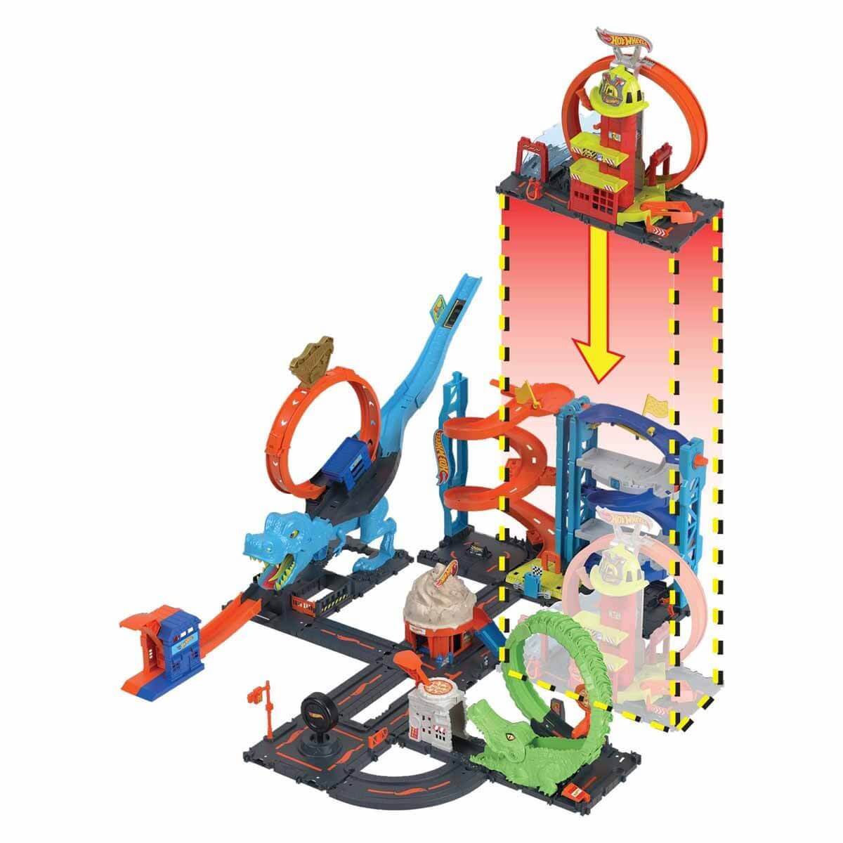 Hot Wheels Çember Pistli İftaiye İstasyonu HKX41 - Roket Oyuncak