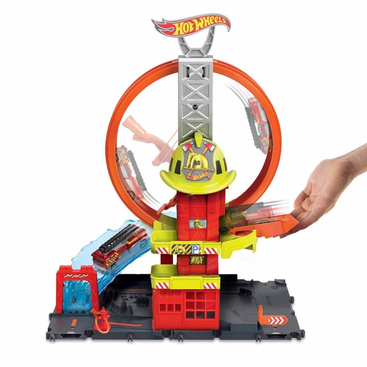 Hot Wheels Çember Pistli İftaiye İstasyonu HKX41 - Roket Oyuncak