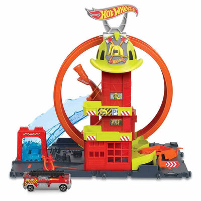 Hot Wheels Çember Pistli İftaiye İstasyonu HKX41 - Roket Oyuncak