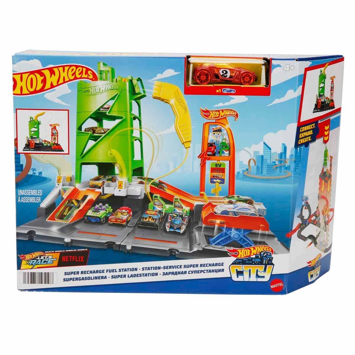 Hot Wheels Elektrikli Araç Şarj İstasyonu Oyun Seti - Roket Oyuncak