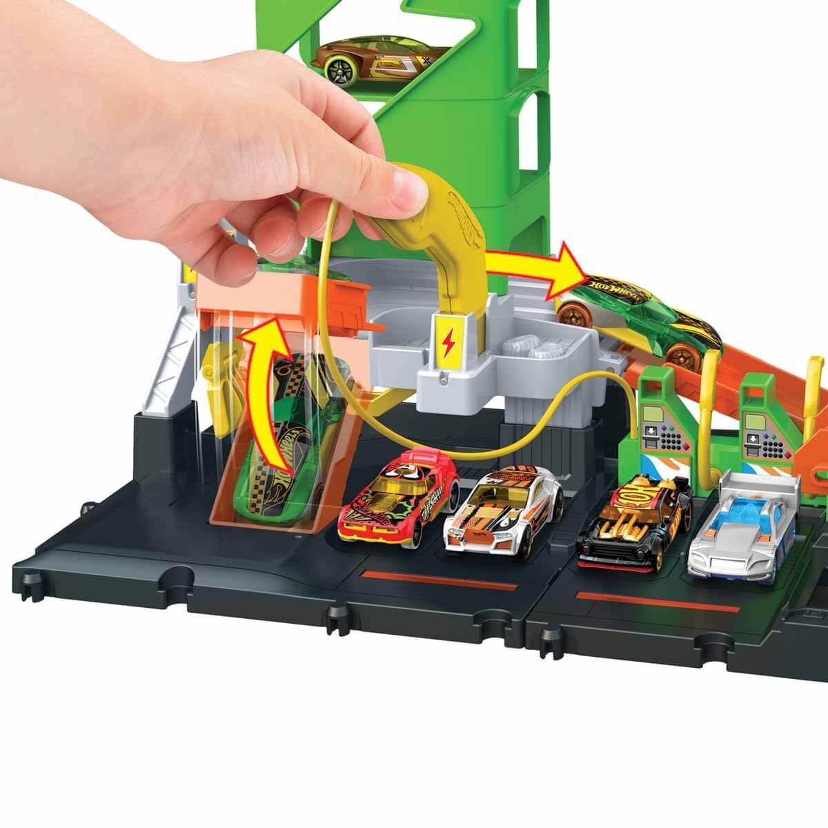 Hot Wheels Elektrikli Araç Şarj İstasyonu Oyun Seti - Roket Oyuncak