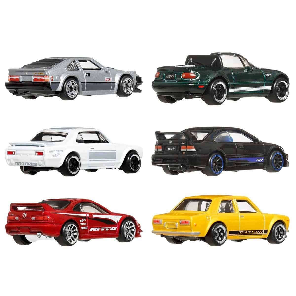 Hot Wheels Japon Temalı 6 lı Araba Seti JBY77 - Roket Oyuncak