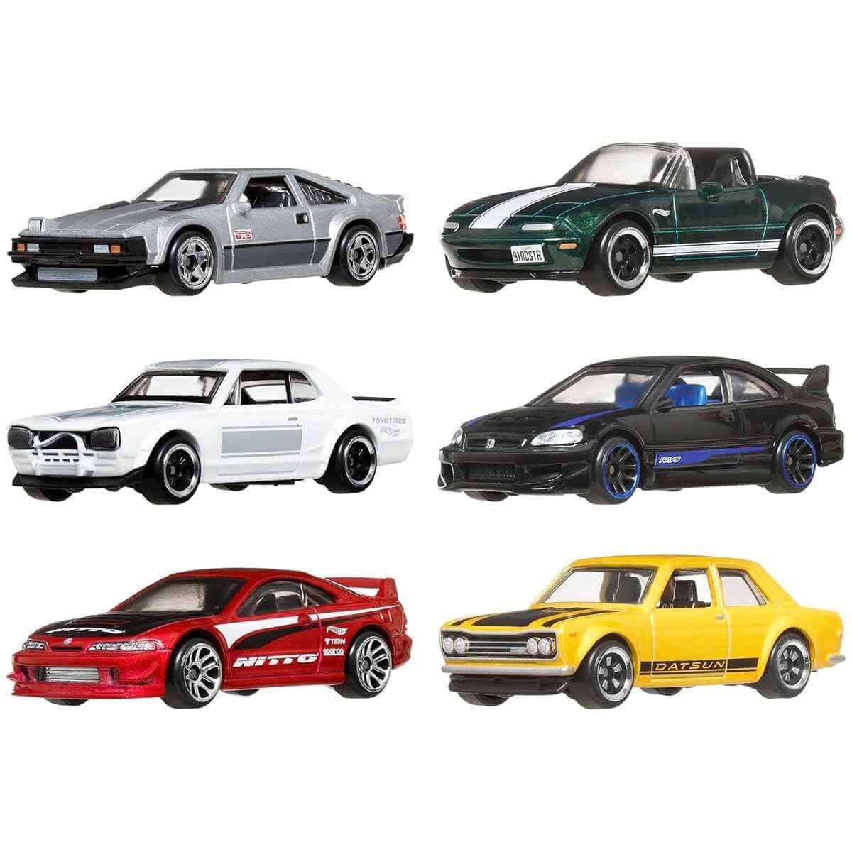 Hot Wheels Japon Temalı 6 lı Araba Seti JBY77 - Roket Oyuncak
