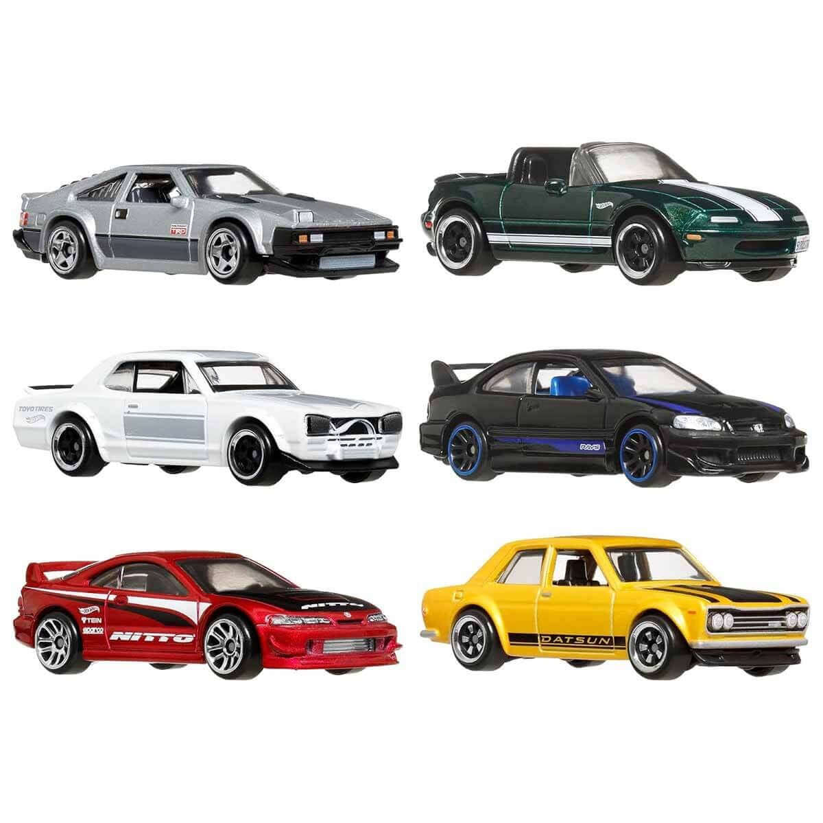 Hot Wheels Japon Temalı 6 lı Araba Seti JBY77 - Roket Oyuncak