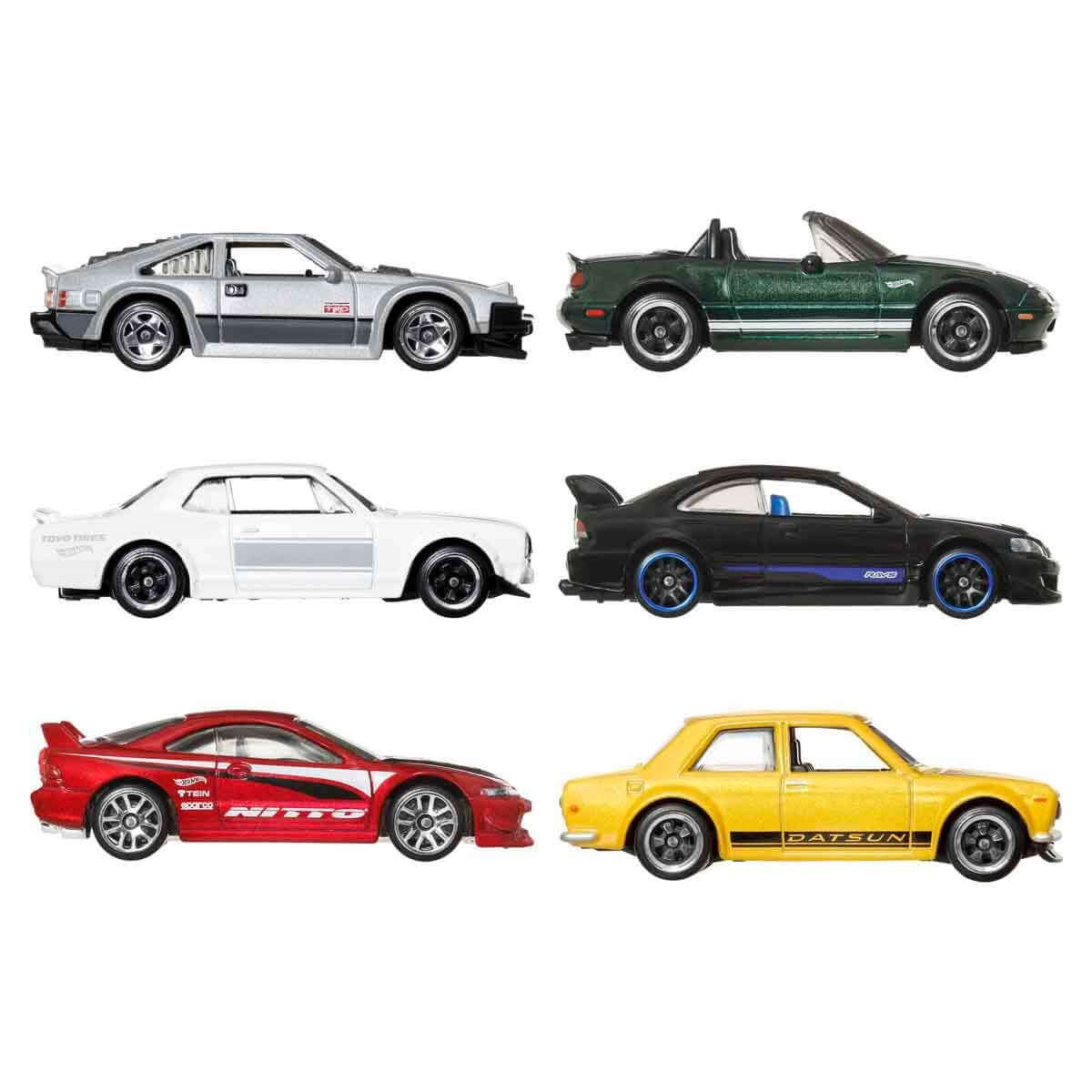 Hot Wheels Japon Temalı 6 lı Araba Seti JBY77 - Roket Oyuncak