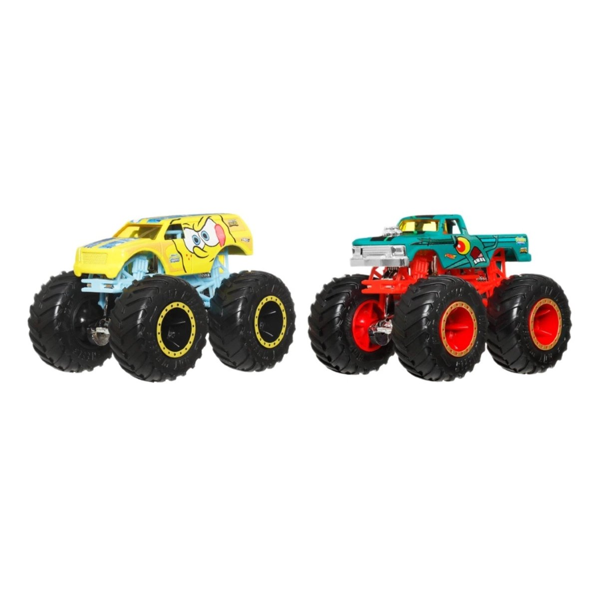 Hot Wheels Monster Trucks 2'li Paket Spongebob & Plankton - Roket Oyuncak