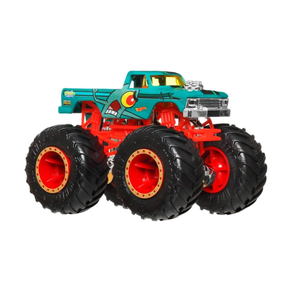 Hot Wheels Monster Trucks 2'li Paket Spongebob & Plankton - Roket Oyuncak