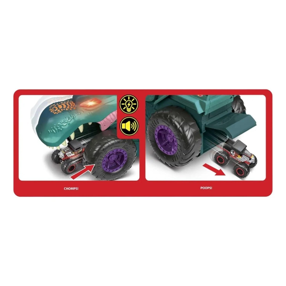 Hot Wheels Monster Trucks Araba Yiyen Mega Wrex GYL13 - Roket Oyuncak