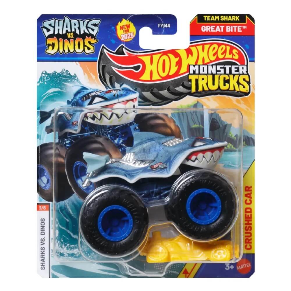 Hot Wheels Monster Trucks Arabalar JCD73 Sharks vs Dions - Roket Oyuncak