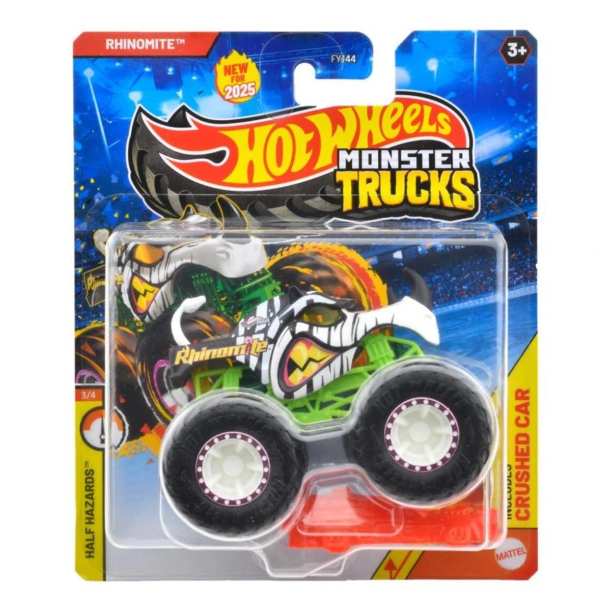 Hot Wheels Monster Trucks Arabalar JCF10 Rhinomite - Roket Oyuncak