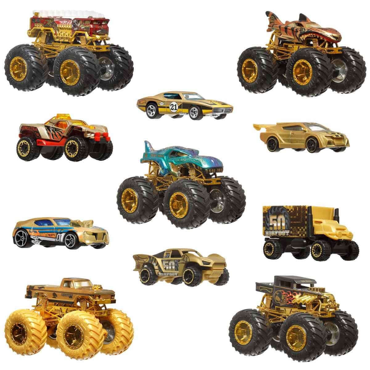 Hot Wheels Monster Trucks Bifoot Trophy Şampiyon Collection - Roket Oyuncak