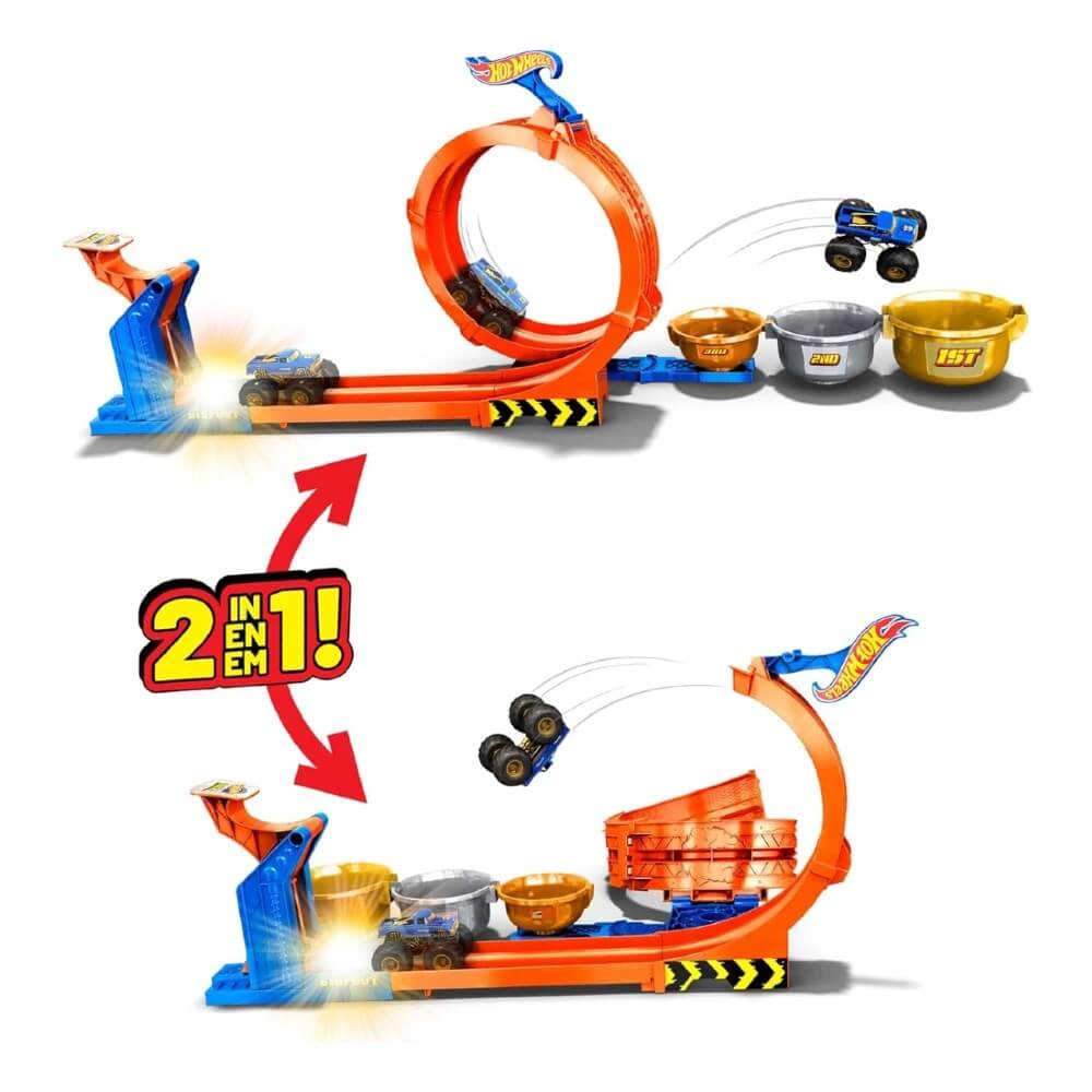 Hot Wheels Monster Trucks Döngü Ve Takla Bigfoot JBX64 - Roket Oyuncak